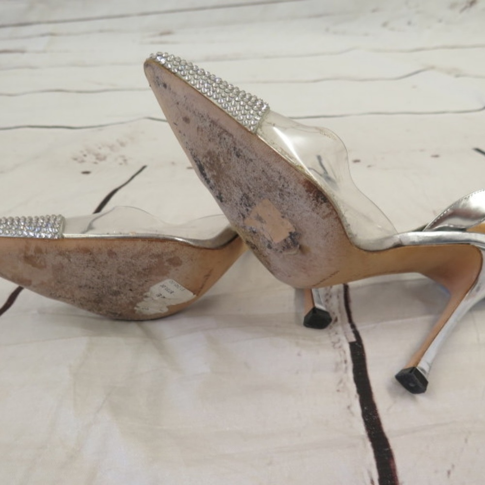 Manolo Blahnik Pump Carolyne Crystal & PVC - Picture 8 of 8
